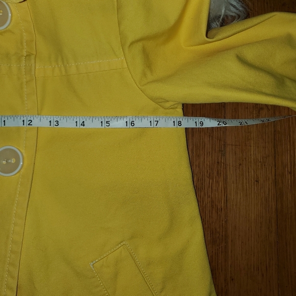 GAP Vintage Yellow Babydoll Pea Coat - Picture 10 of 12